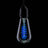 Prolite 4W Dimmable LED ST64 Spiral Funky Filament Lamp ES Blue - Main View