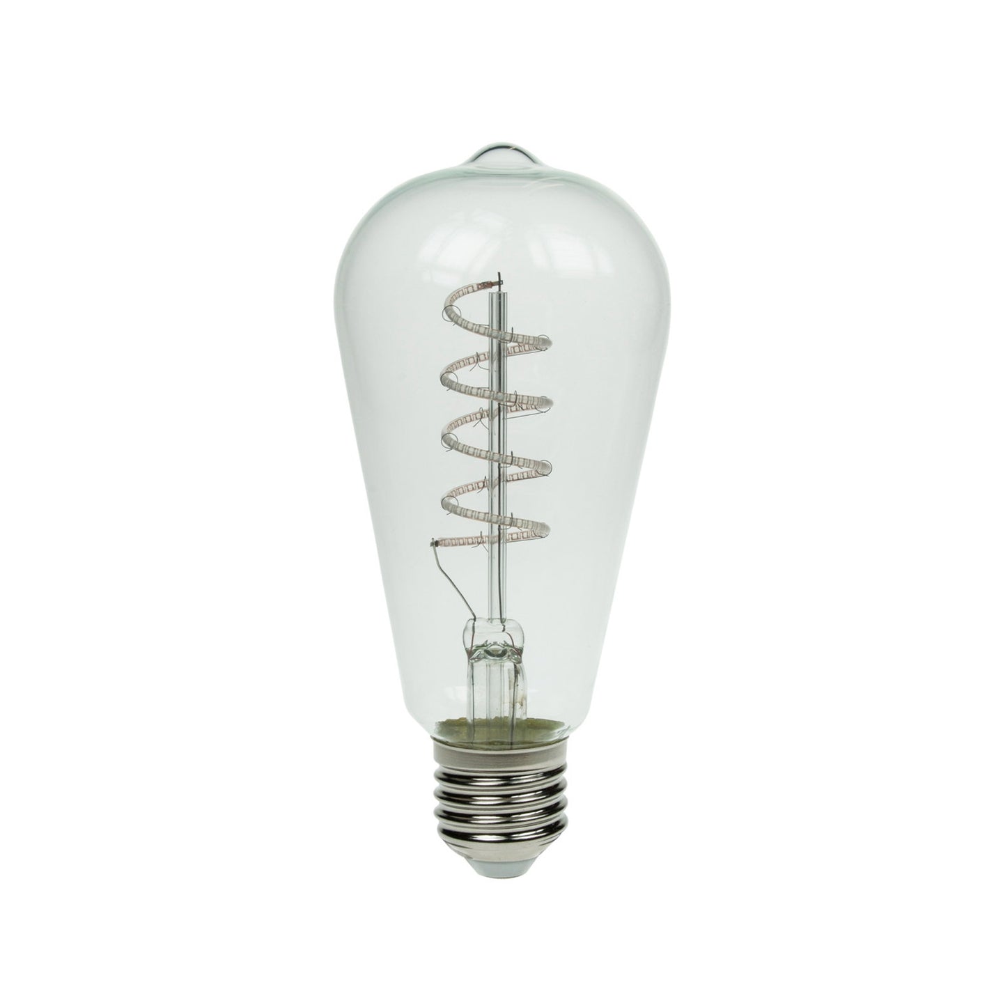 Prolite 4W Dimmable LED ST64 Spiral Funky Filament Lamp ES Blue - Back Panel and Connections