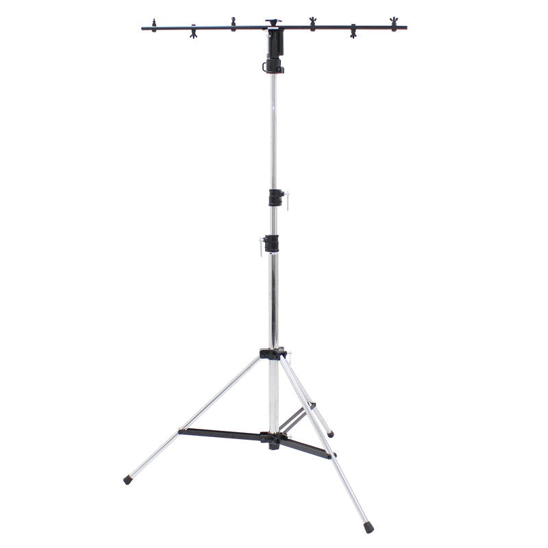 Equinox Chrome 3 Section Lighting Stand - Main View