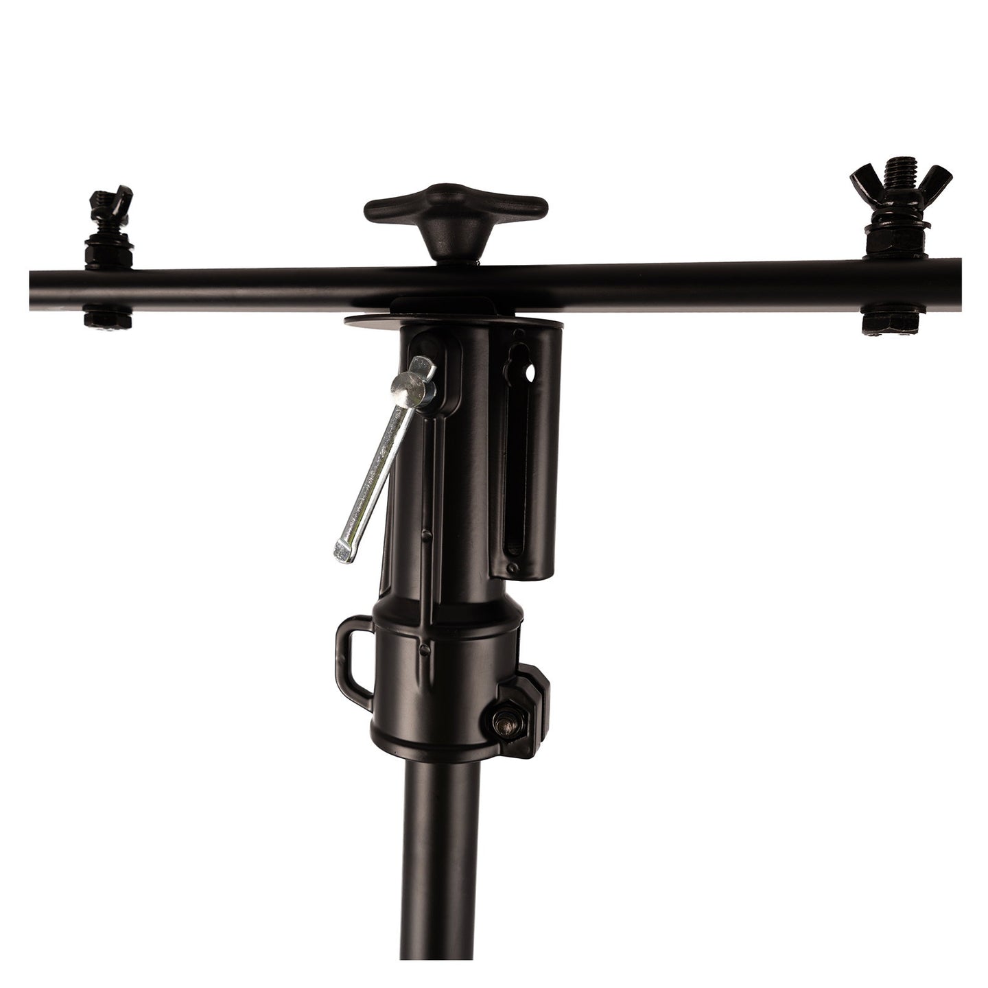 Equinox Black 3 Section Lighting Stand - Back Panel and Connections