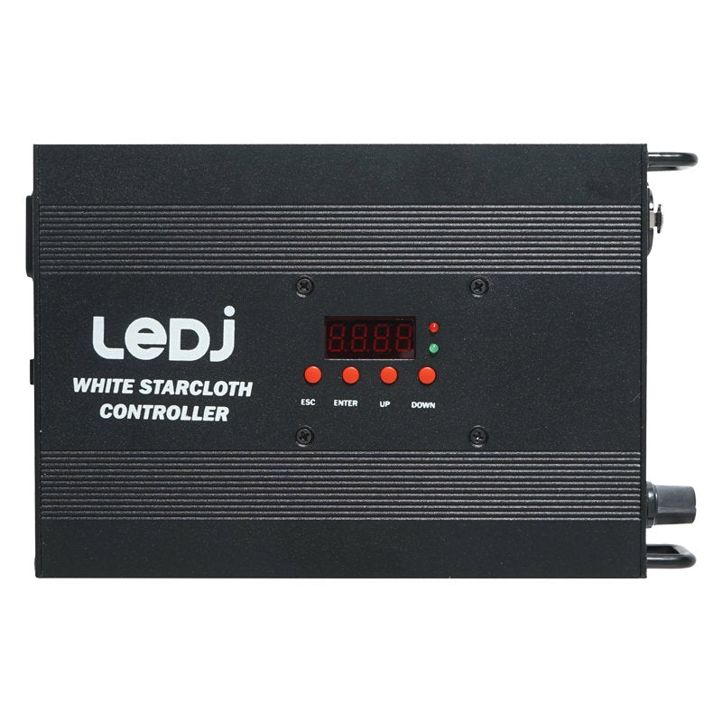 LEDJ 3 x 2m LED Starcloth System CW MKII - Back Panel and Connections