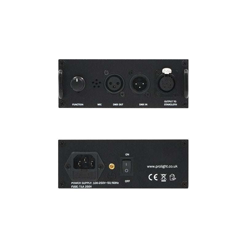 LEDJ Starcloth Controller MKII (STAR06/07/07W) - Back Panel and Connections