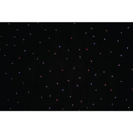 LEDJ PRO 6 x 3m Tri LED Black Starcloth System - Back Panel and Connections
