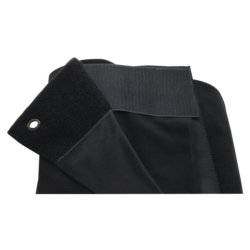 LEDJ 6 x 3m Black Serge Drape - Back Panel and Connections