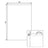 LEDJ 2 x 3m Black Serge Drape - Alternate View 3