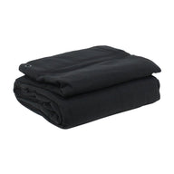 LEDJ 8 x 6m Black Serge Drape - Alternate View 1