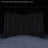 LEDJ 3 x 1.2m Black Molton Drape - Alternate View 1