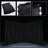 LEDJ 3 x 1.2m Black Molton Drape - Main View