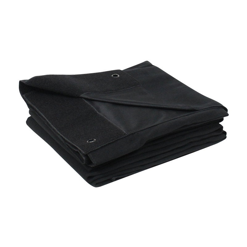 LEDJ 3 x 8m Black Molton Drape - Alternate View 3