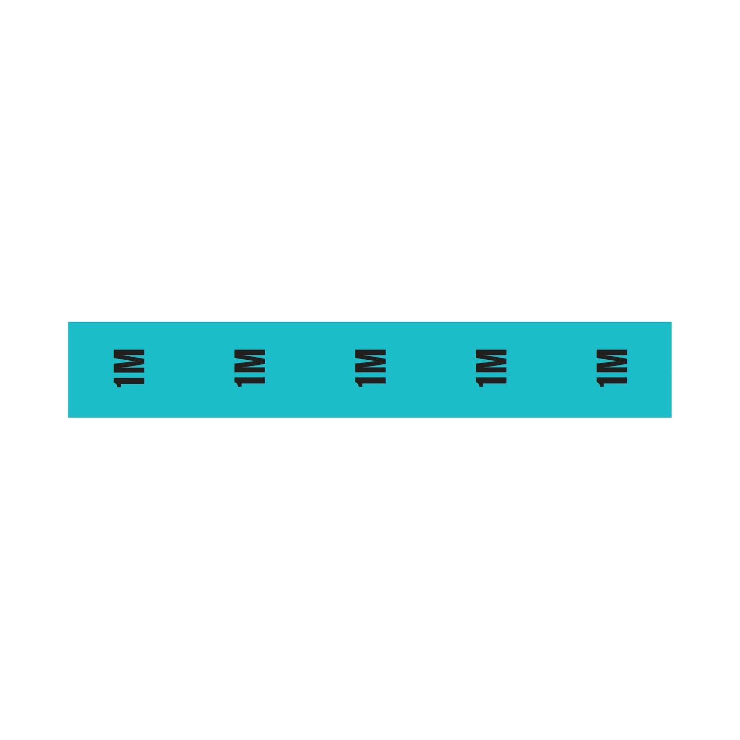 Elumen8 Cable Length ID Tape 24mm x 33m - 1m Light Blue - Main View