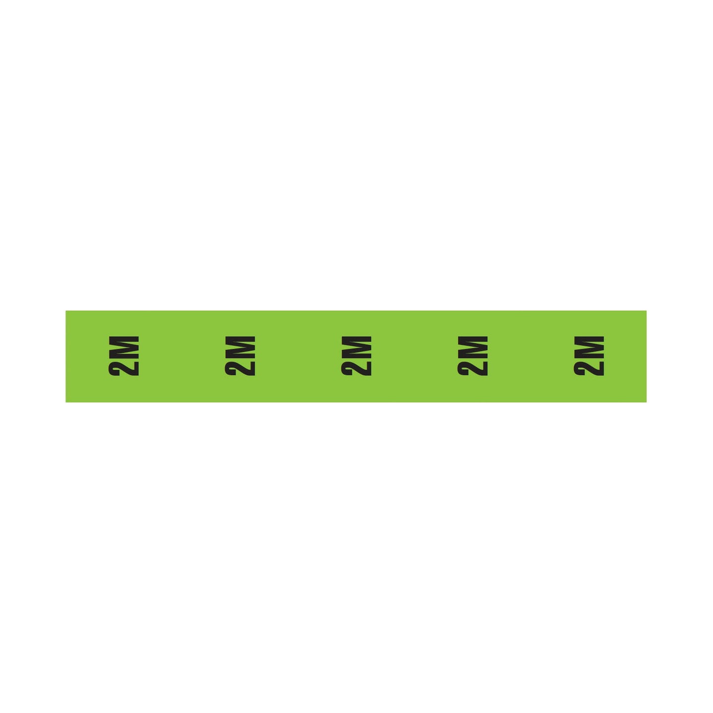 Elumen8 Cable Length ID Tape 24mm x 33m - 2m Light Green - Alternate View 1
