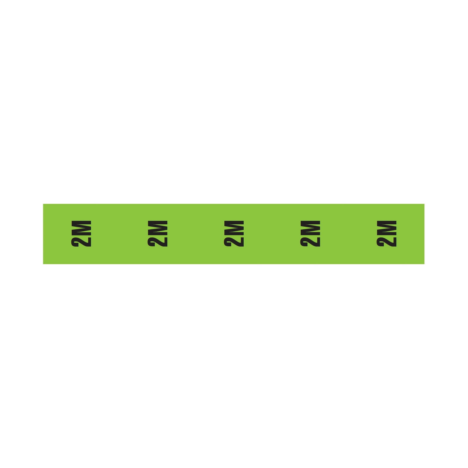 Elumen8 Cable Length ID Tape 24mm x 33m - 2m Light Green - Alternate View 1