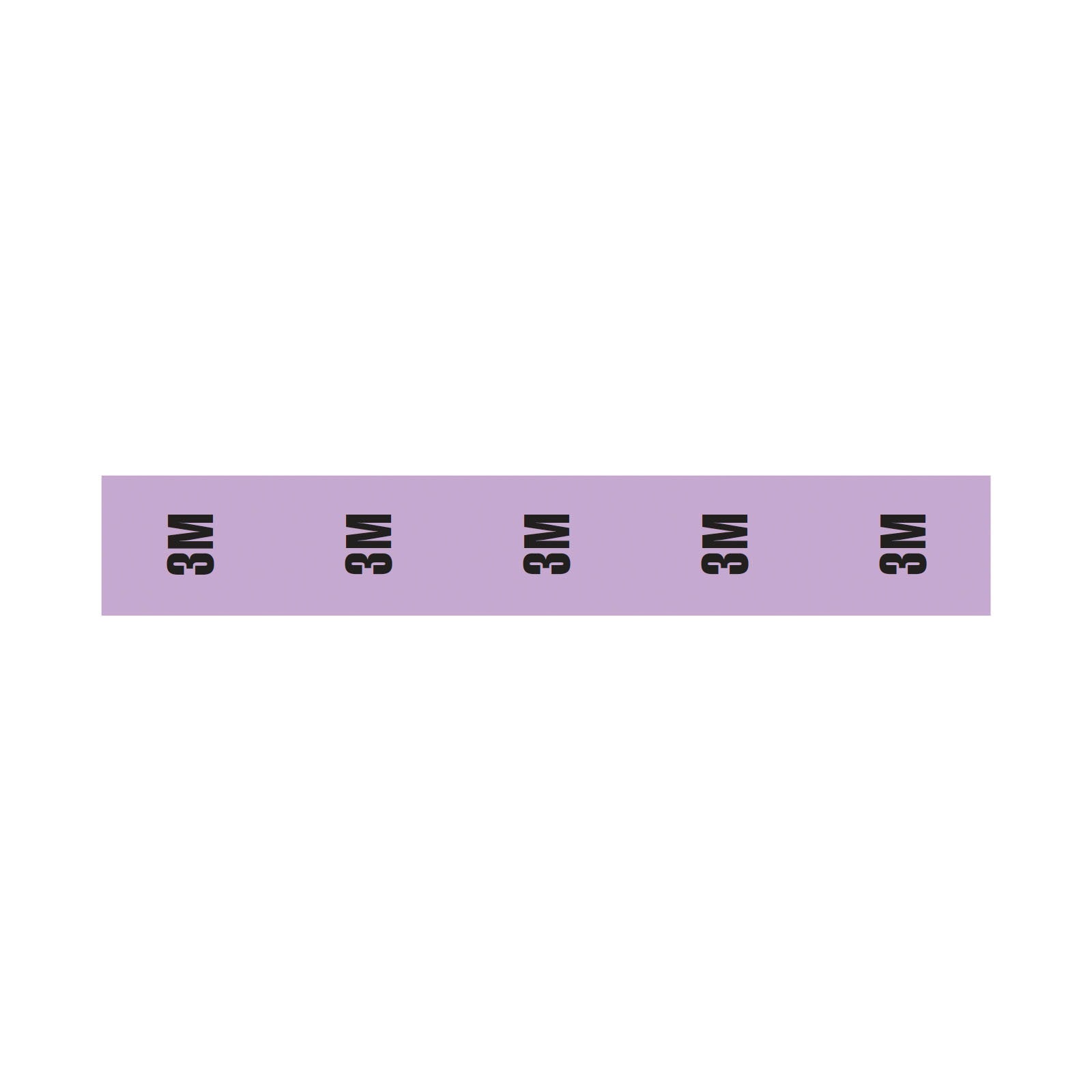 Elumen8 Cable Length ID Tape 24mm x 33m - 3m Lilac - Main View