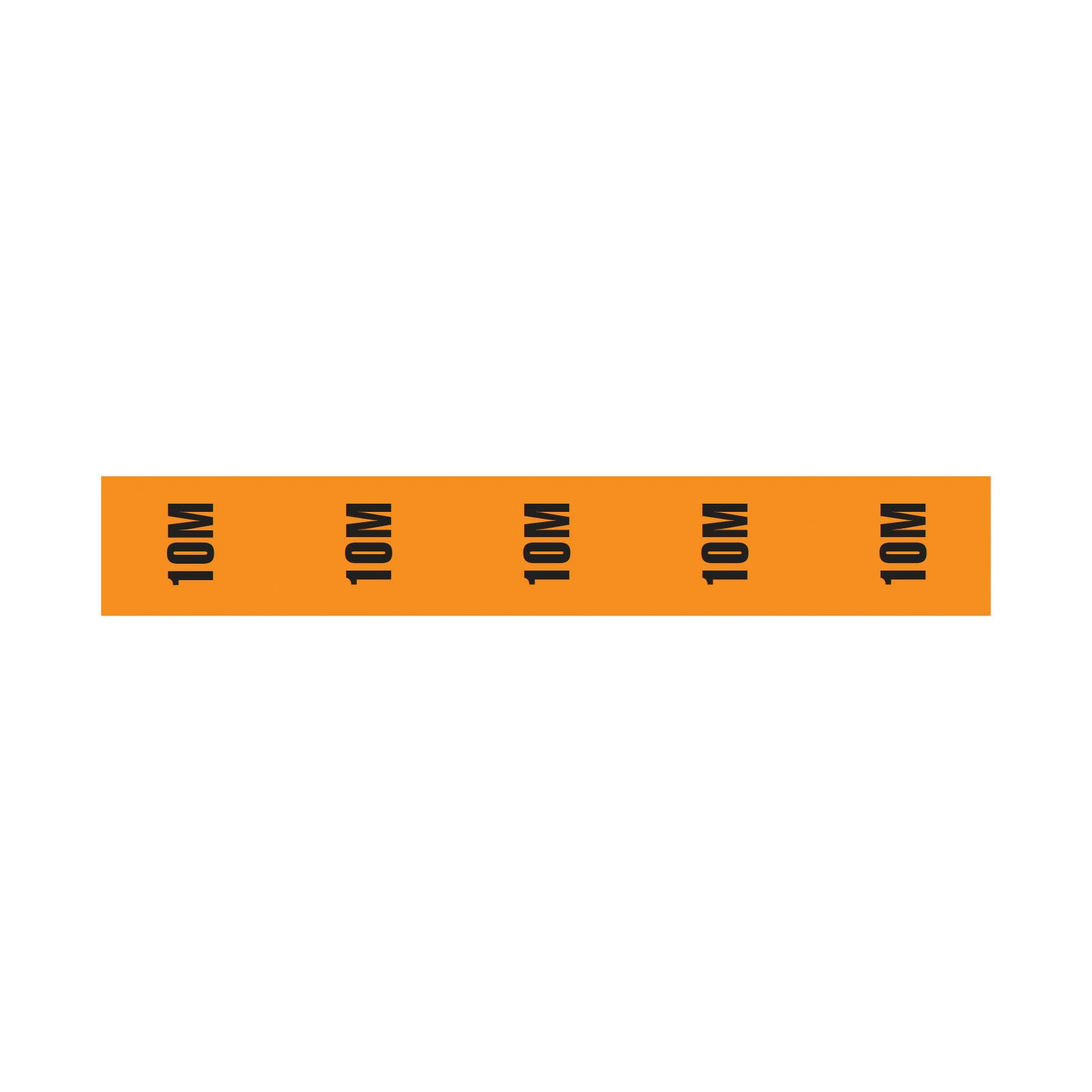 Elumen8 Cable Length ID Tape 24mm x 33m - 10m Orange - Alternate View 1
