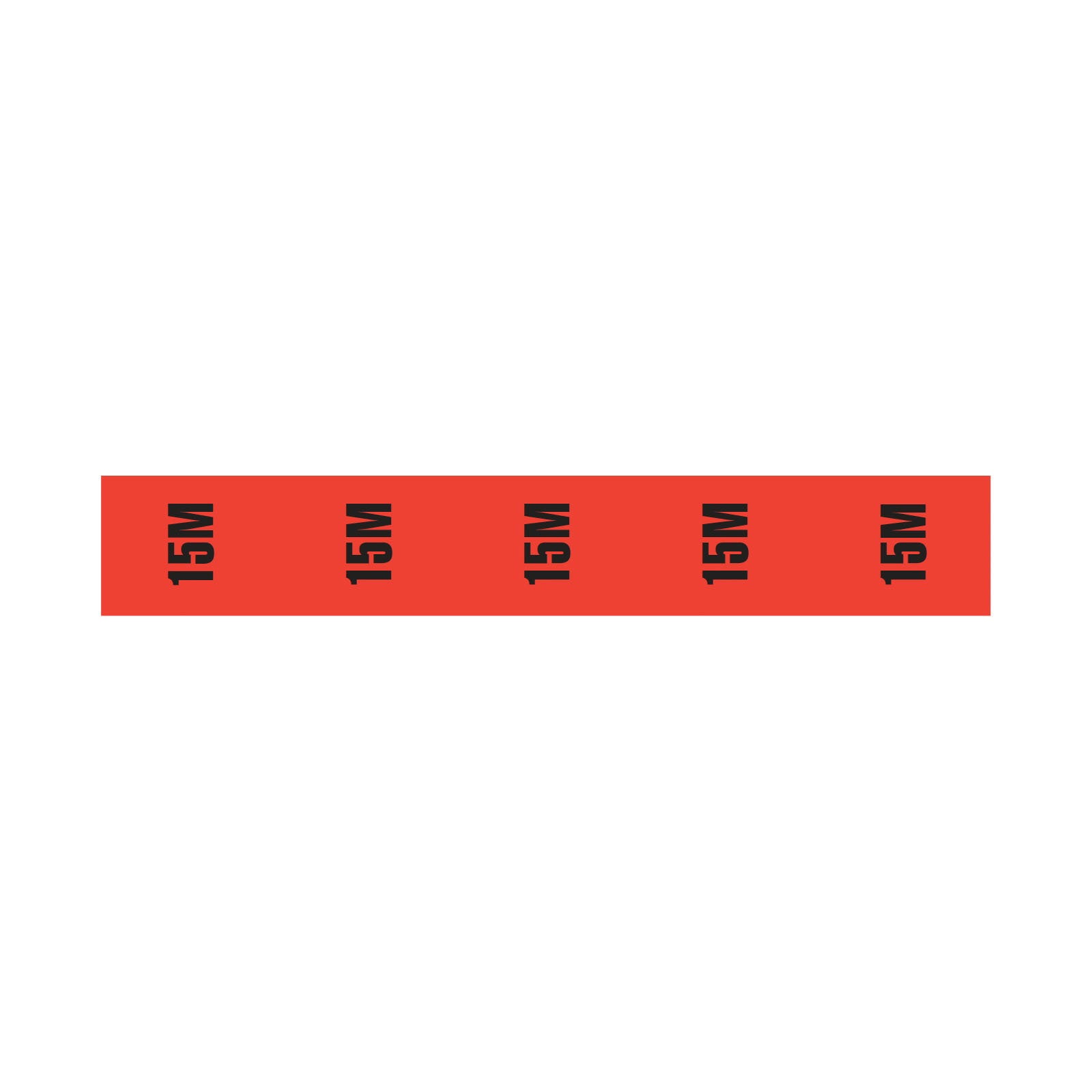 Elumen8 Cable Length ID Tape 24mm x 33m - 15m Red - Alternate View 1