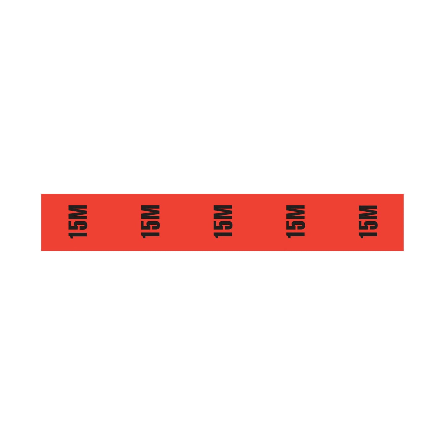 Elumen8 Cable Length ID Tape 24mm x 33m - 15m Red - Alternate View 1