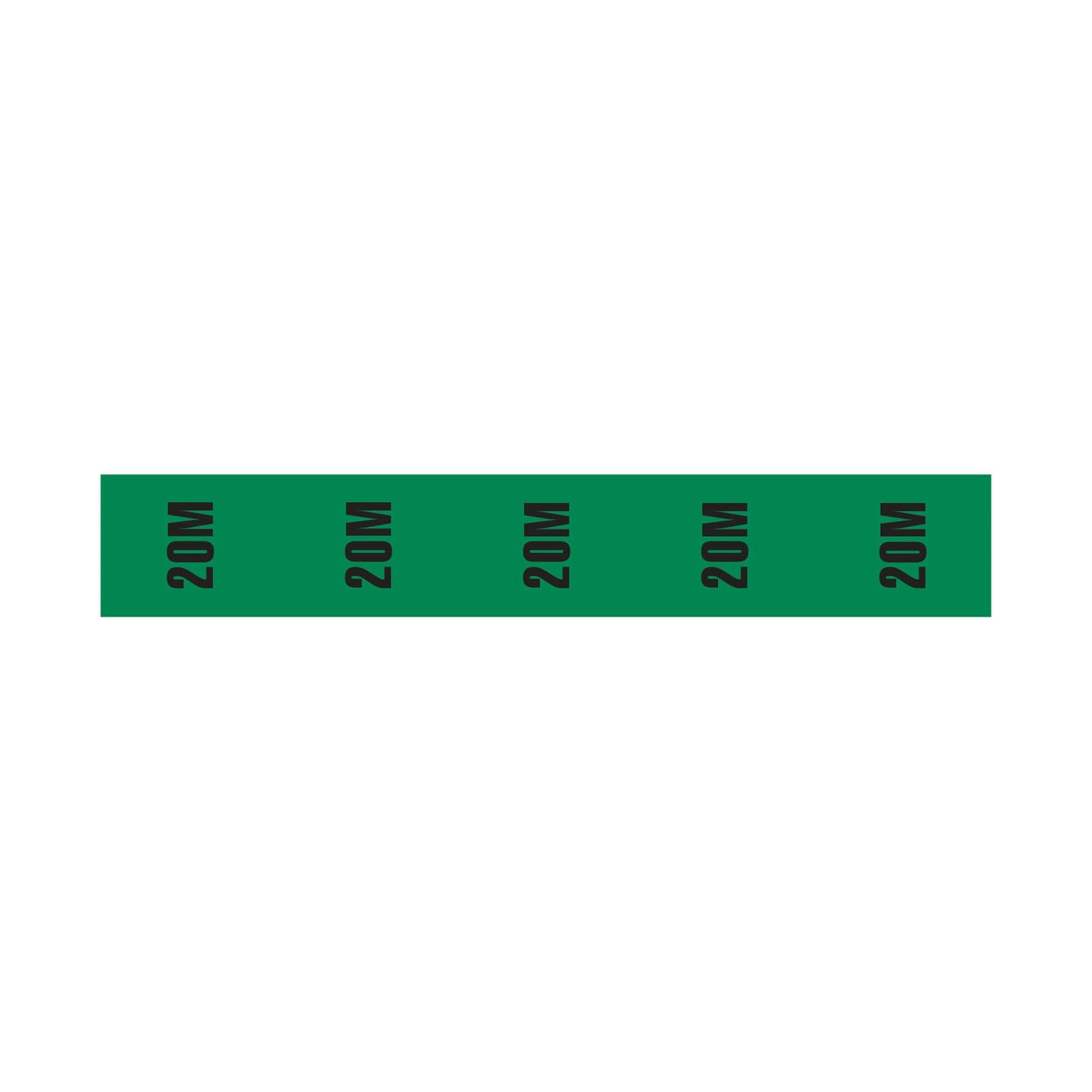 Elumen8 Cable Length ID Tape 24mm x 33m - 20m Green - Back Panel and Connections