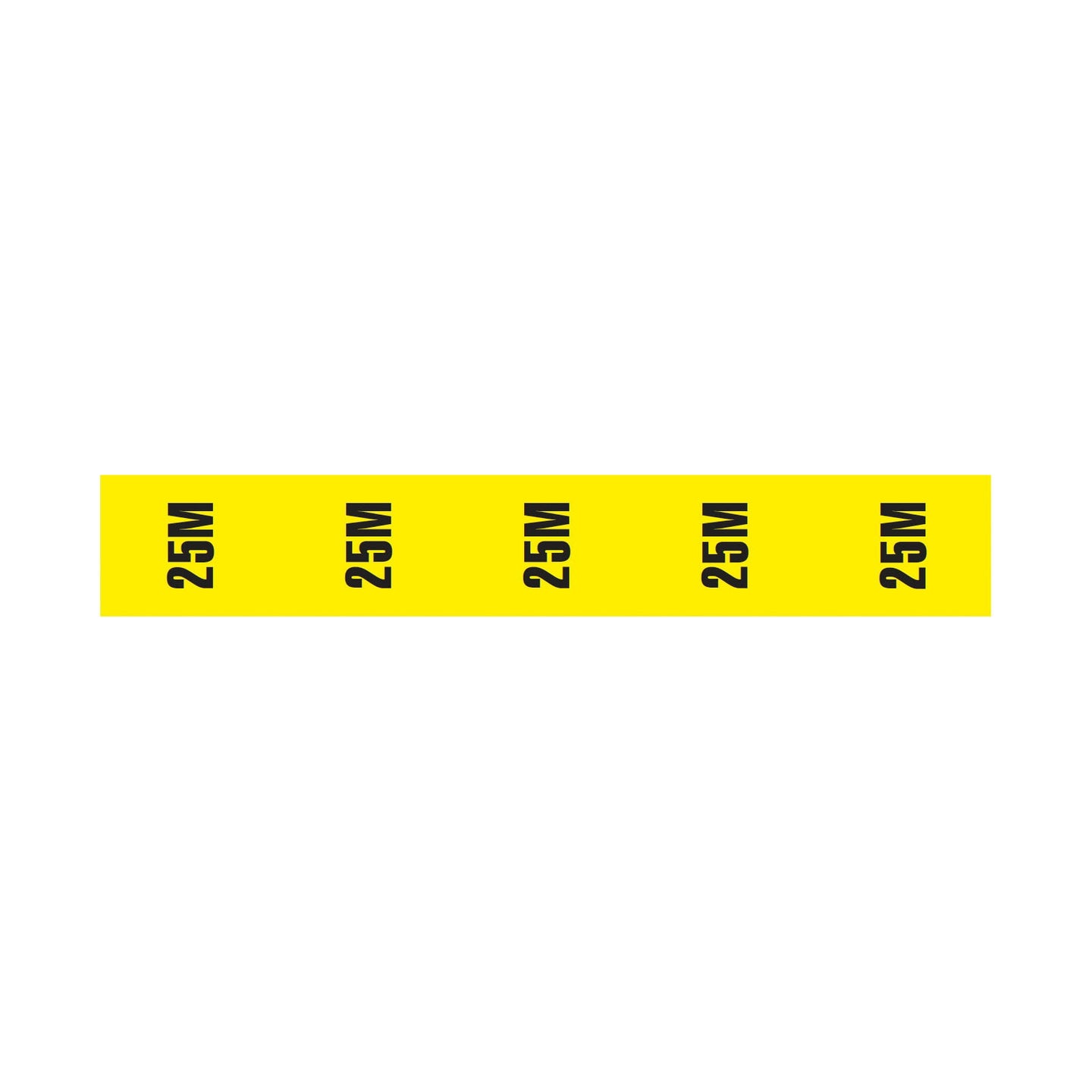 Elumen8 Cable Length ID Tape 24mm x 33m - 25m Yellow - Back Panel and Connections