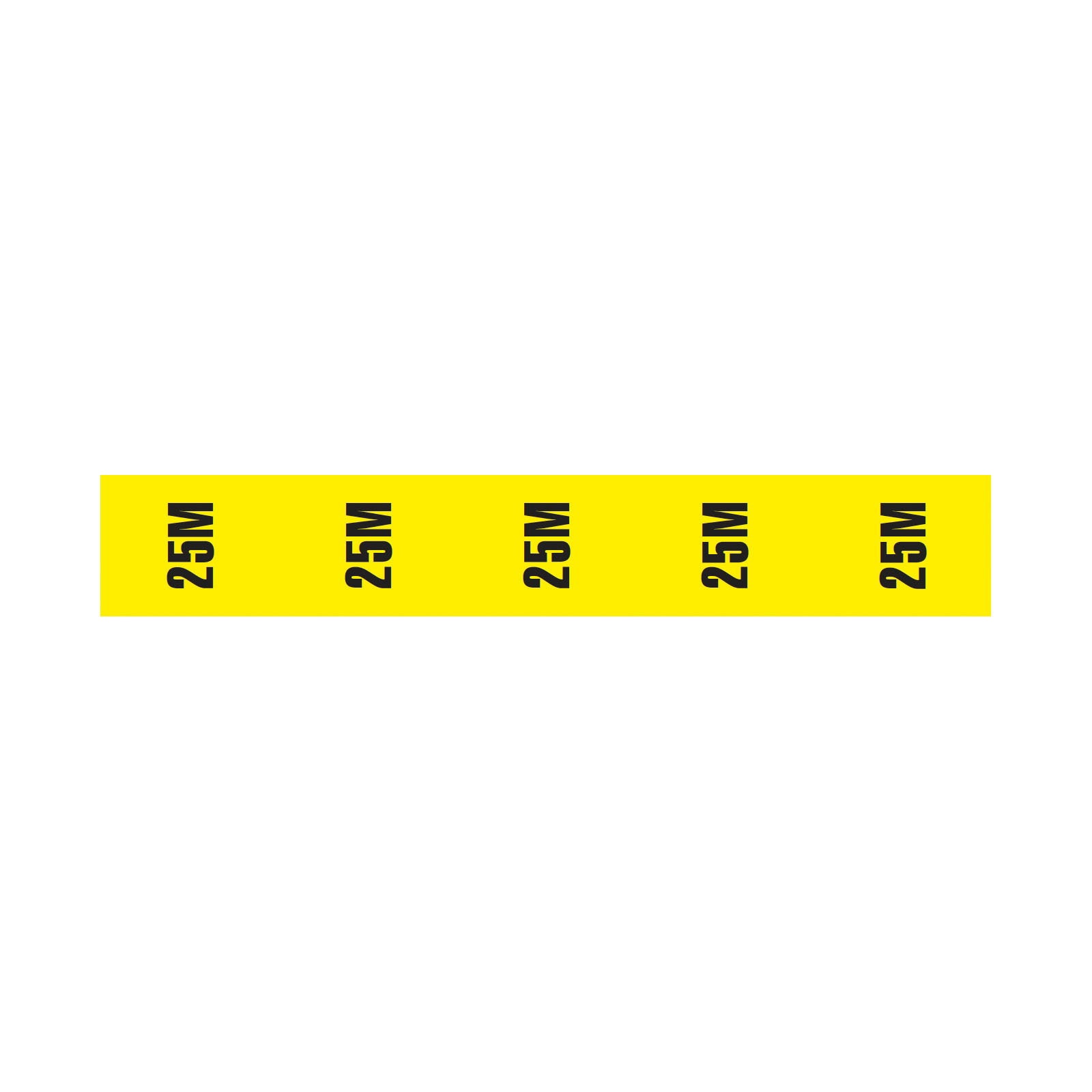Elumen8 Cable Length ID Tape 24mm x 33m - 25m Yellow - Back Panel and Connections