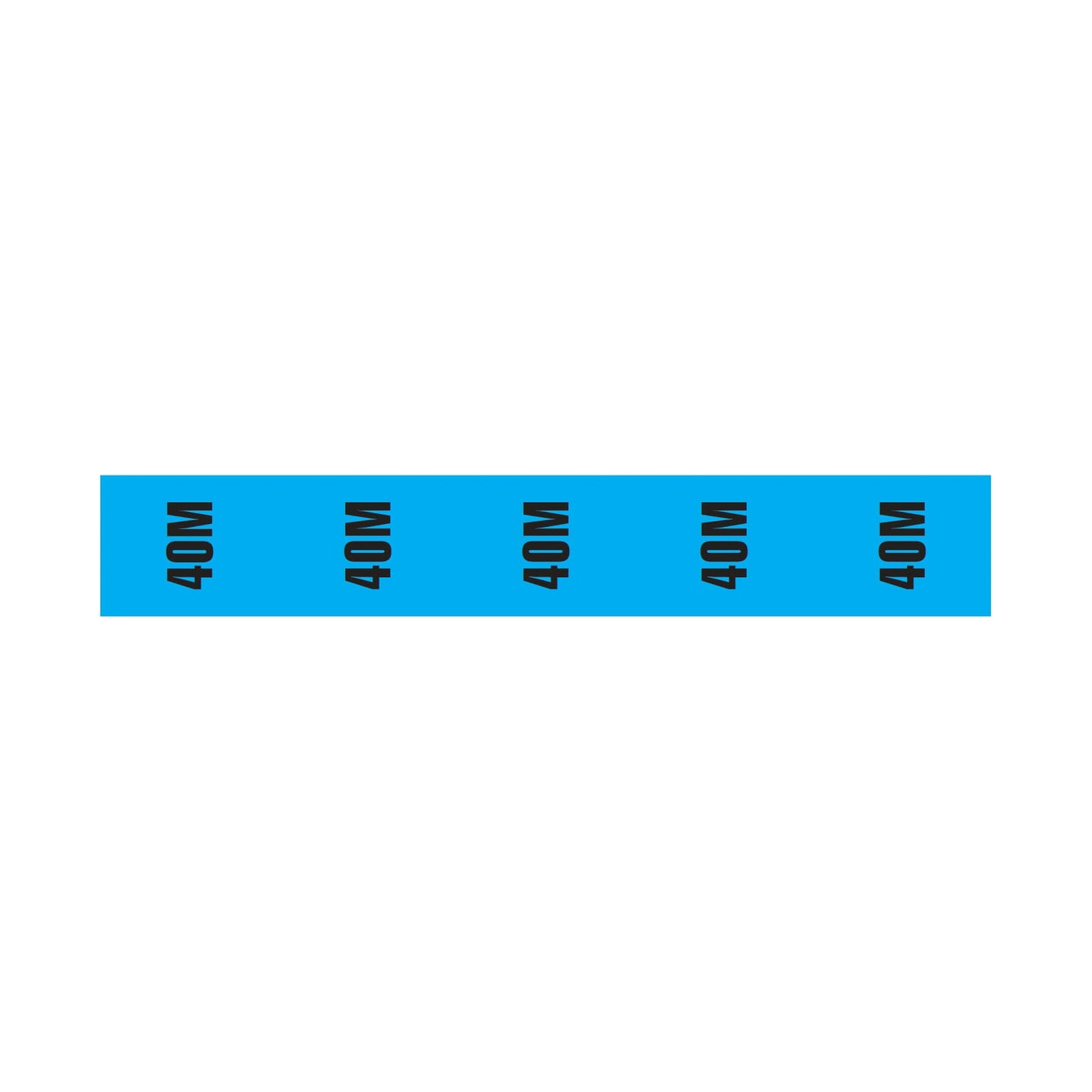 Elumen8 Cable Length ID Tape 24mm x 33m - 40m Blue - Back Panel and Connections