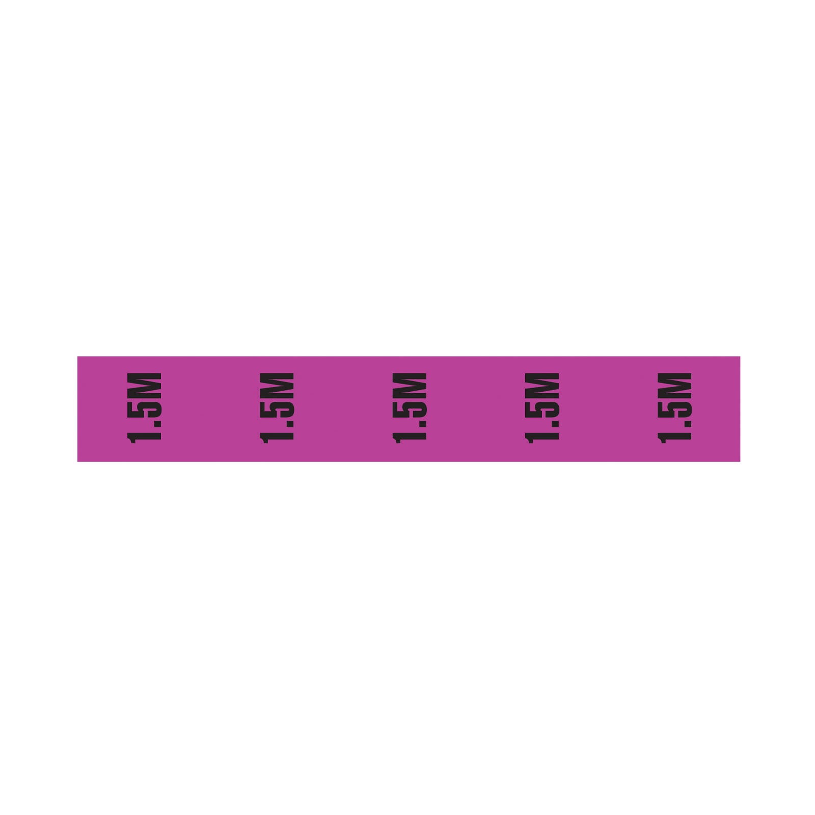 Elumen8 Cable Length ID Tape 24mm x 33m - 1.5m Bright Pink - Alternate View 1