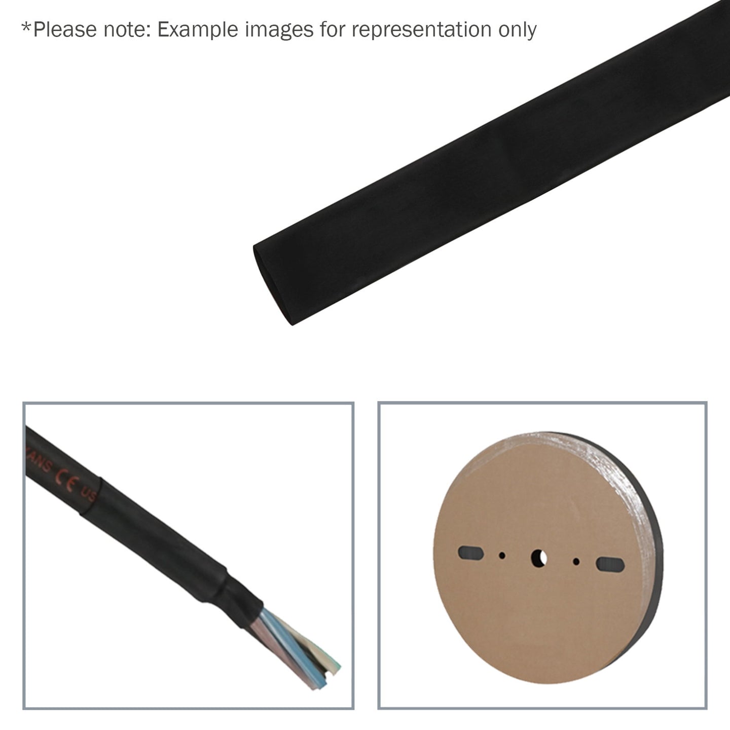 Elumen8 19mm (3/4")  Heatshrink Tubing 2:1 Black 100m - Main View