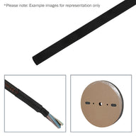 Elumen8 6.4mm (1/4") Heatshrink Tubing 2:1 Black 100m - Main View