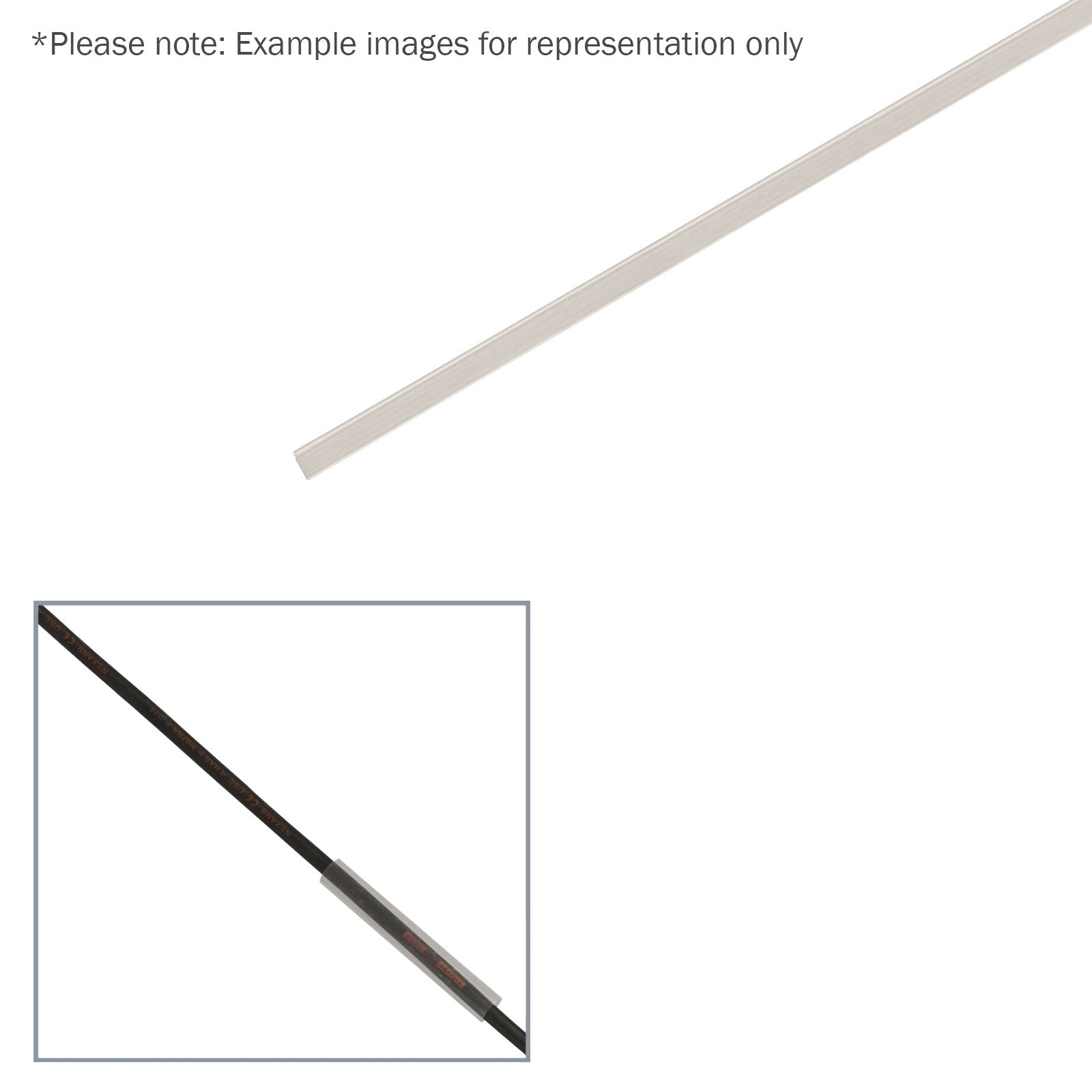 Elumen8 6.4mm (1/4") Adhesive Lined Heatshrink Tubing 3:1 Clear 1.2m - Main View