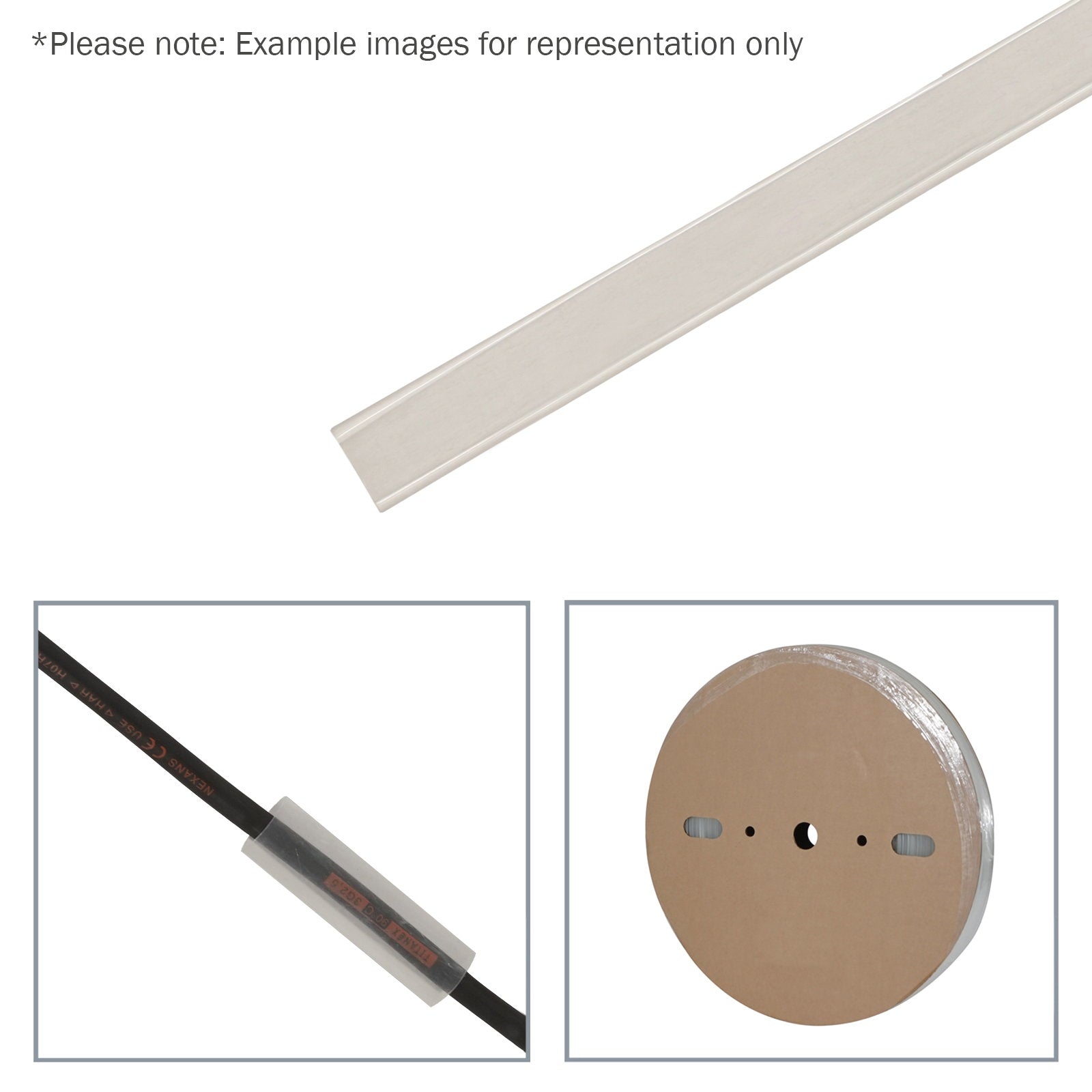 Elumen8 19mm (3/4") Adhesive Lined Heatshrink Tubing 3:1 Clear 25m - Main View