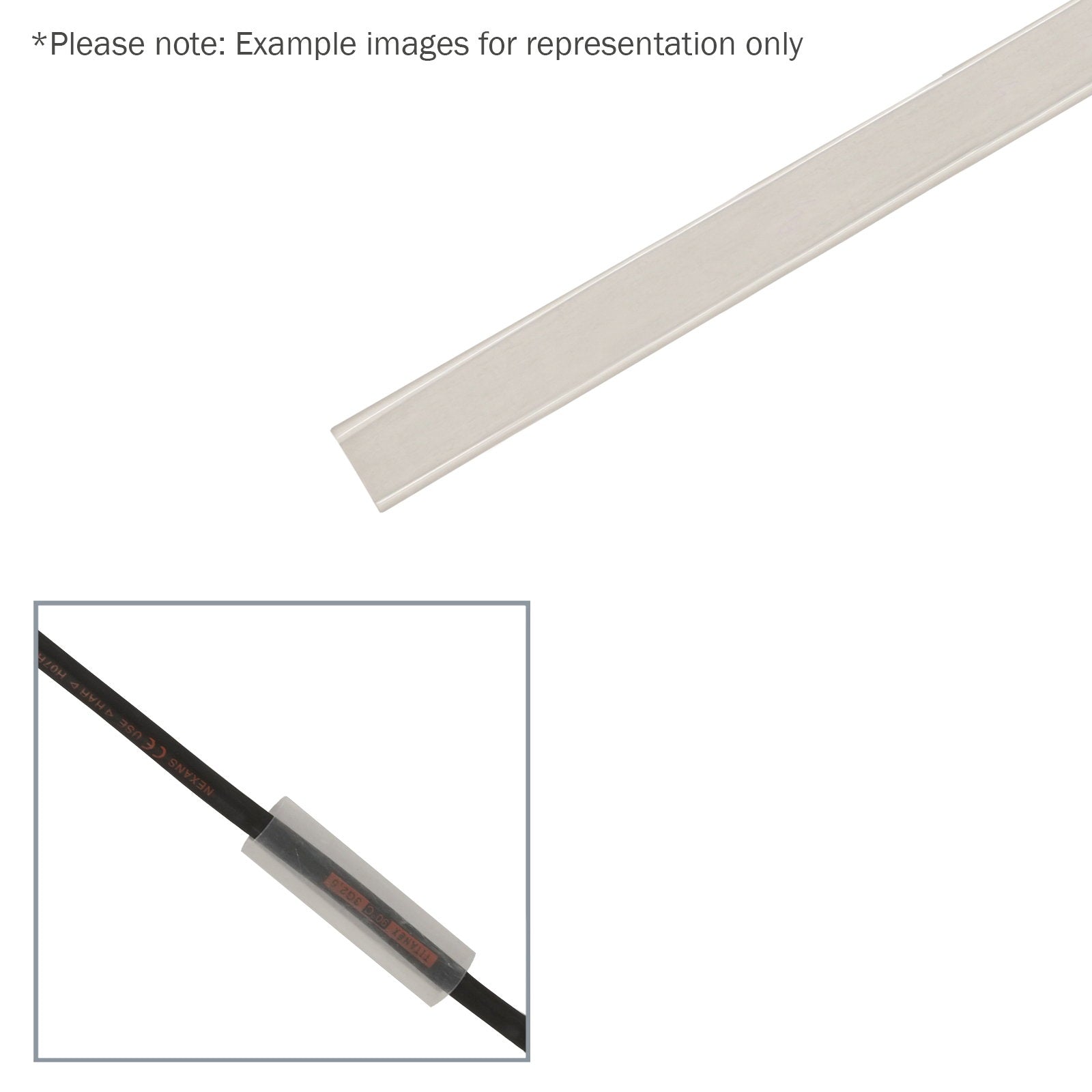 Elumen8 19mm (3/4") Adhesive Lined Heatshrink Tubing 3:1 Clear 1.2m - Main View