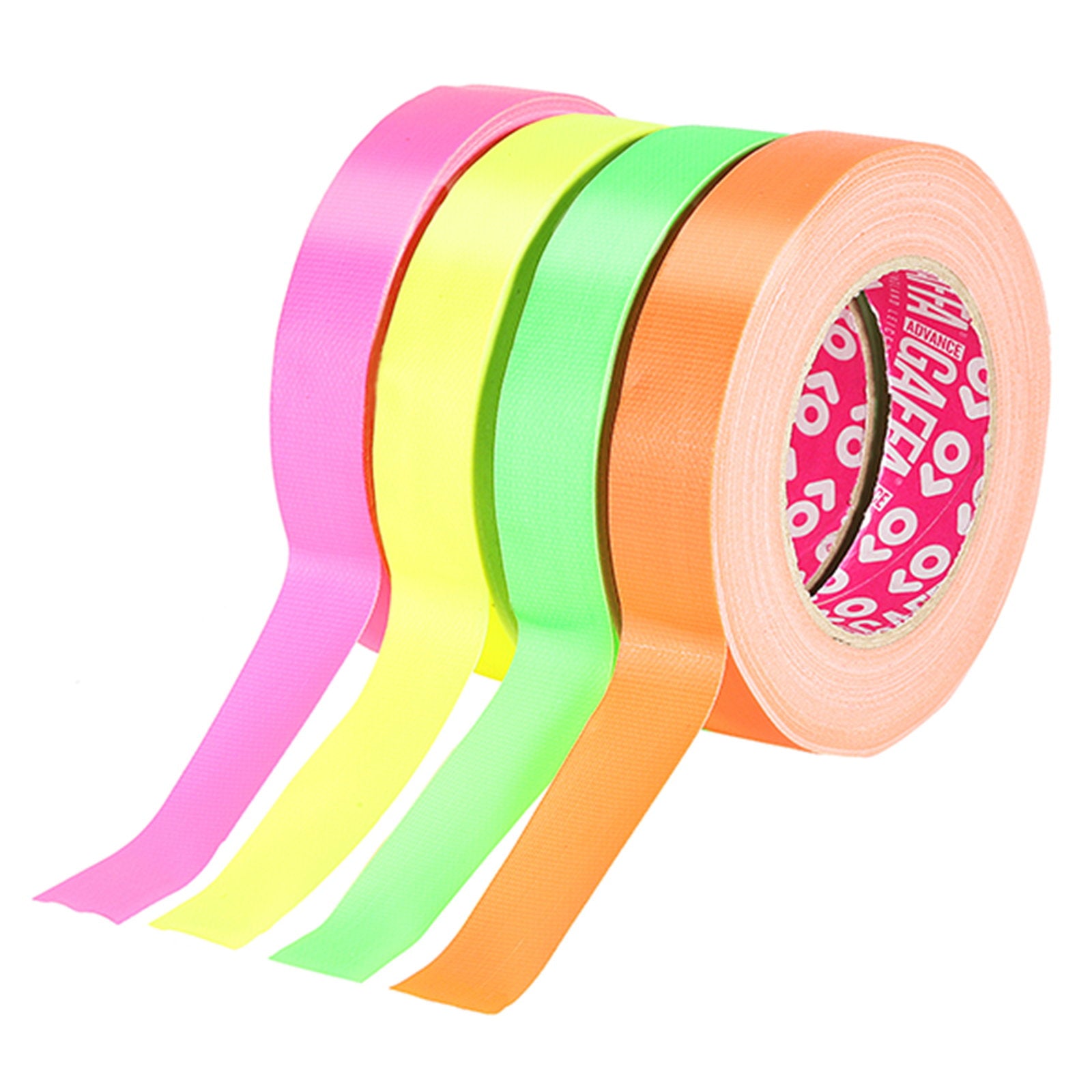 Advance Tapes Gaffa® Fluorescent Cloth Tape 19mm x 25m Yellow - Alternate View 3