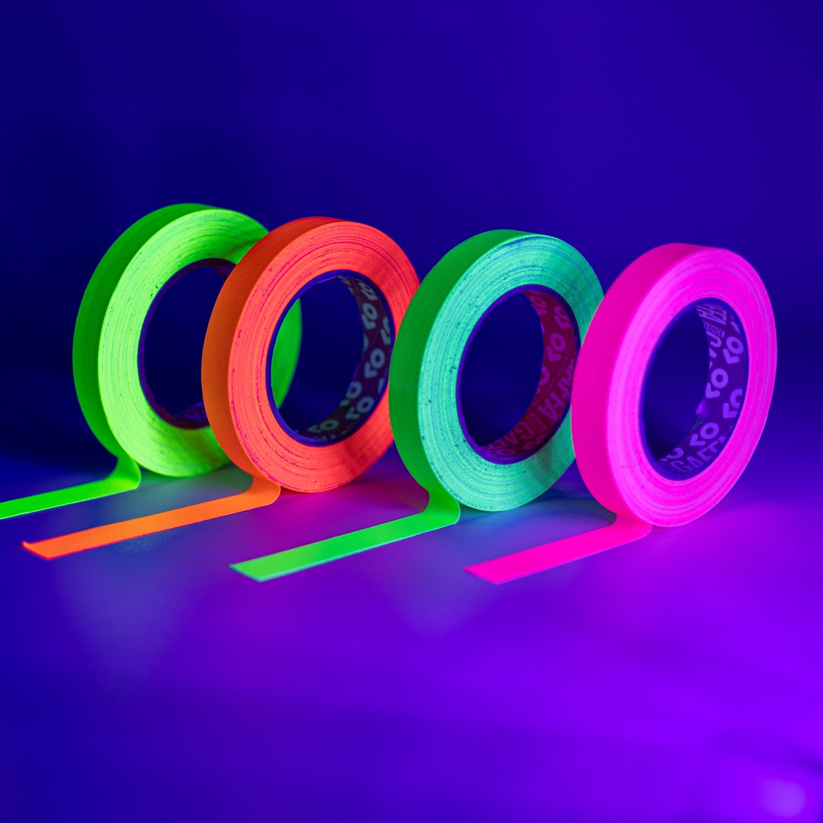 Advance Tapes Gaffa® Fluorescent Cloth Tape 19mm x 25m Orange - Alternate View 5