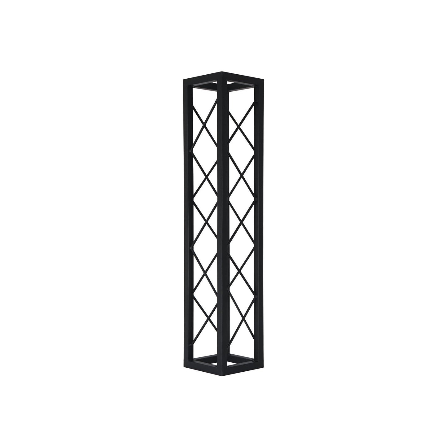 Equinox 1m Quad Steel DecoTruss Black - Back Panel and Connections