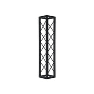 Equinox 1m Quad Steel DecoTruss Black - Back Panel and Connections