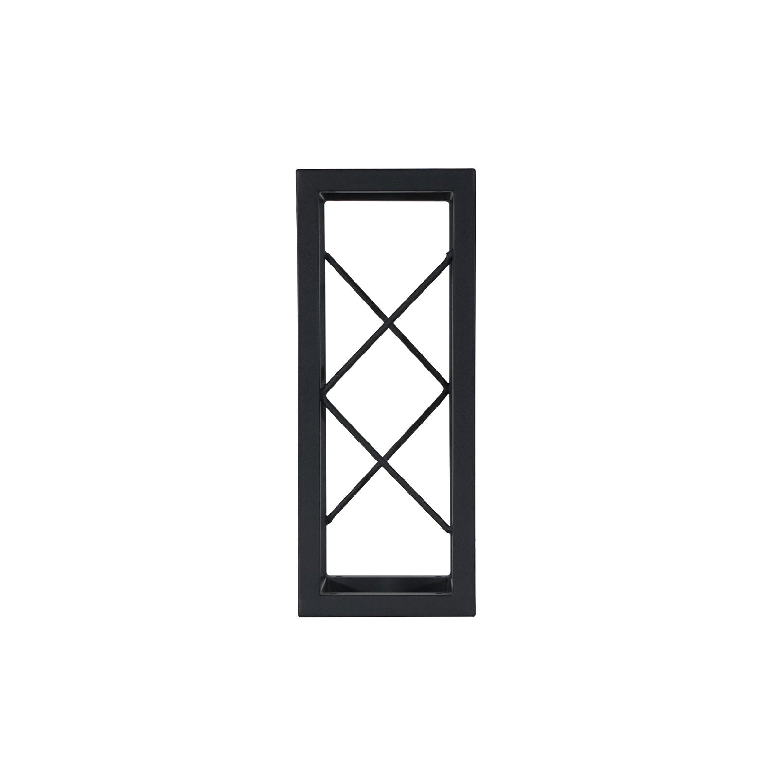 Equinox 0.5m Quad Steel DecoTruss Black - Back Panel and Connections