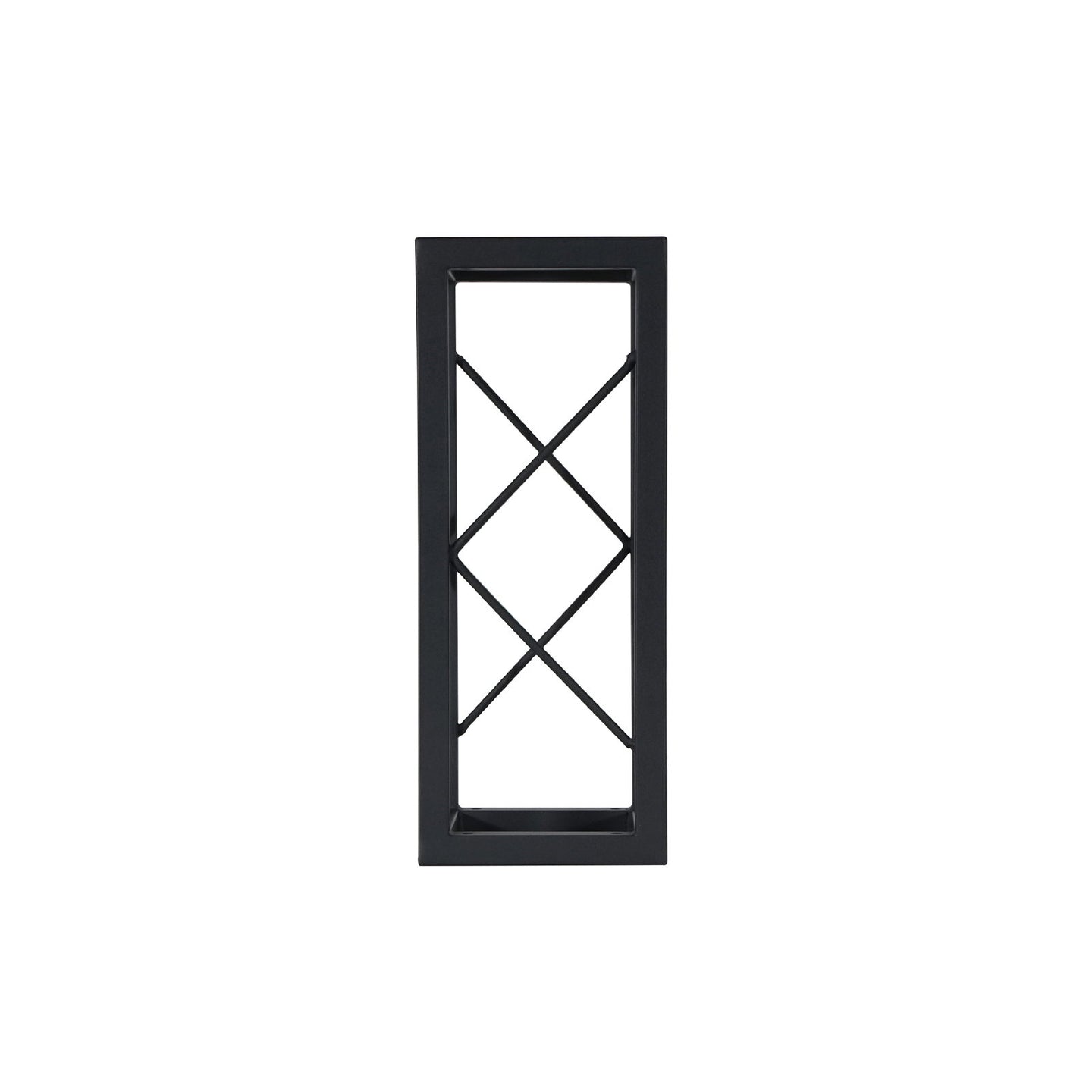 Equinox 0.5m Quad Steel DecoTruss Black - Back Panel and Connections