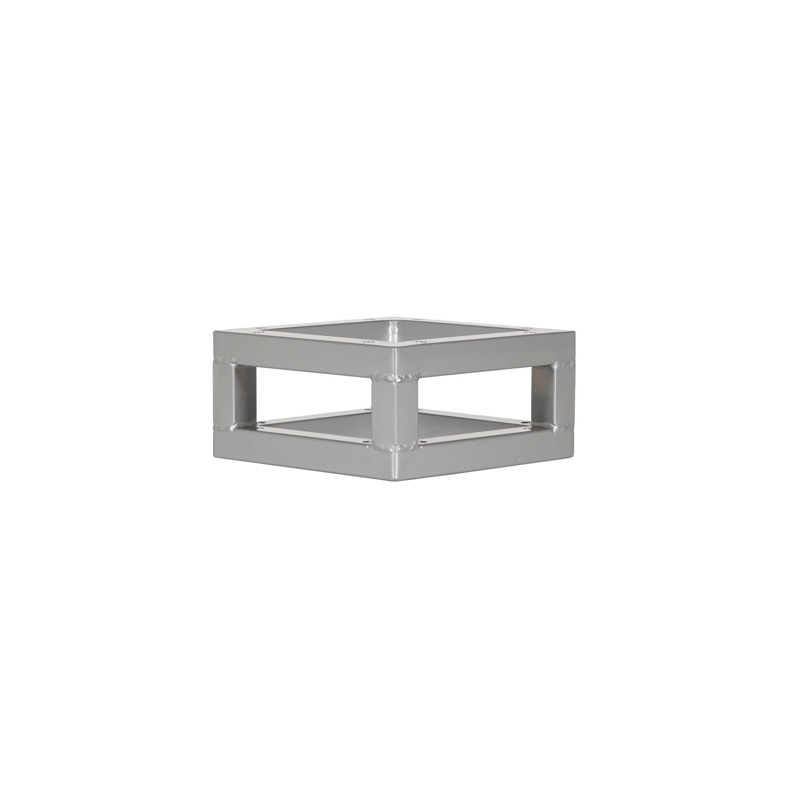 Equinox 0.1m Quad Steel DecoTruss Silver - Back Panel and Connections