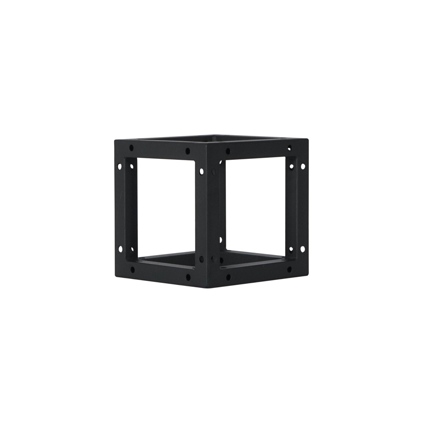 Equinox Quad Steel DecoTruss Box Corner Black - Back Panel and Connections
