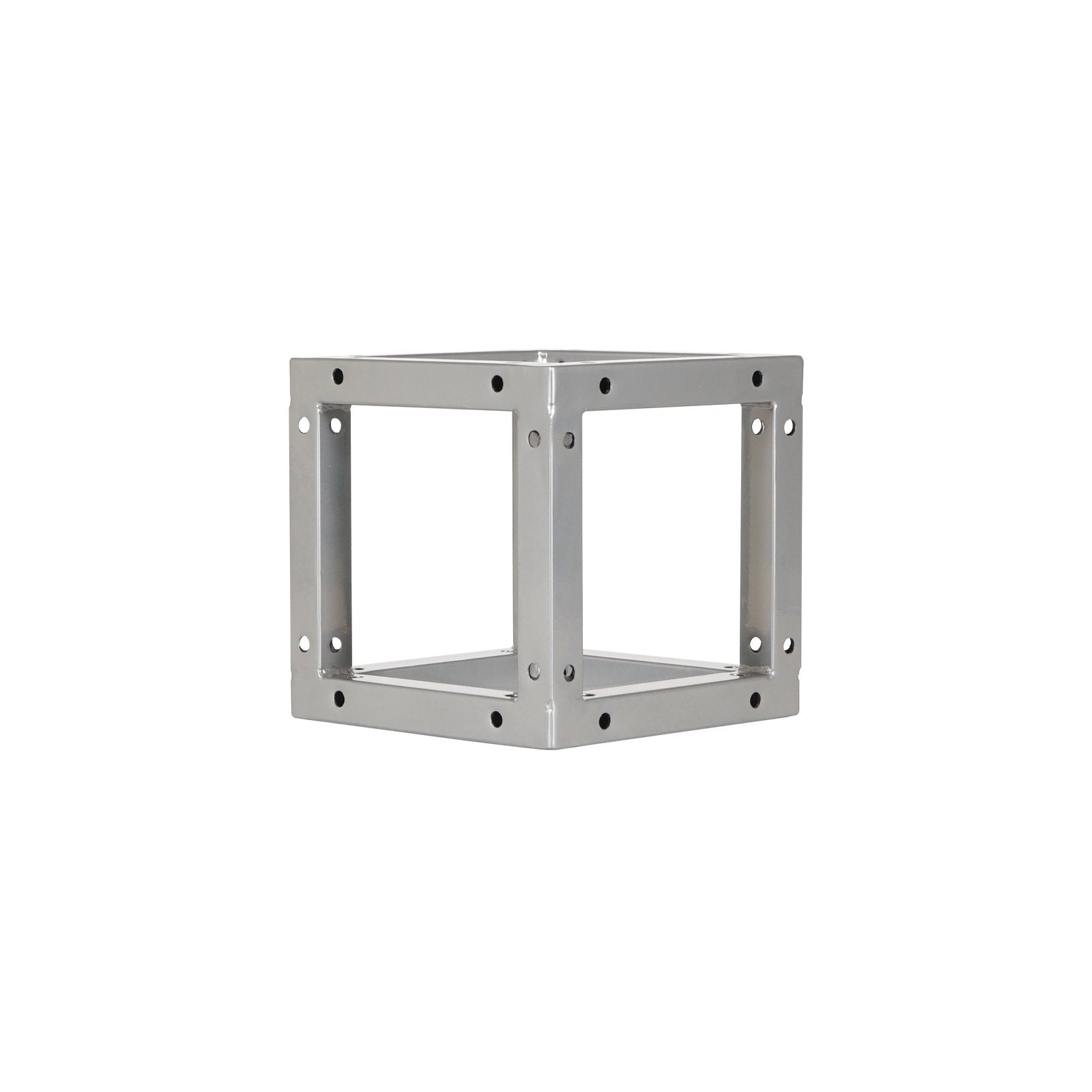 Equinox Quad Steel DecoTruss Box Corner Silver - Back Panel and Connections