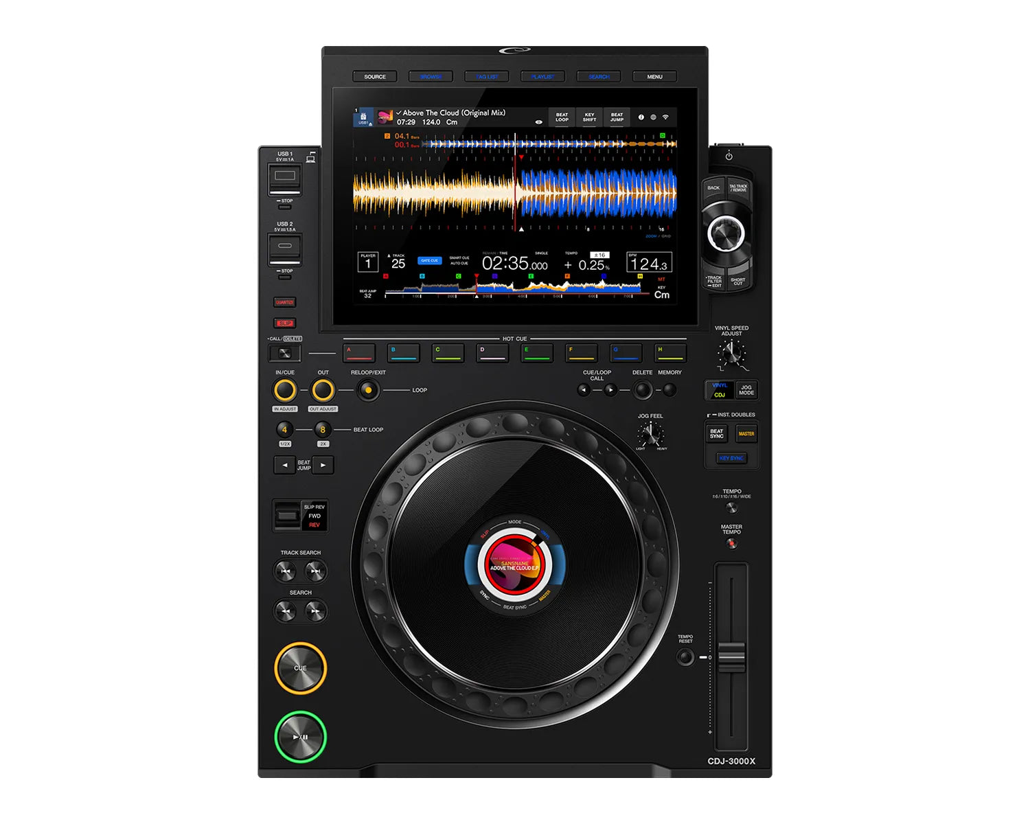 AlphaTheta CDJ-3000X Professional DJ Multi Player with Built-in Wi-Fi - view 1