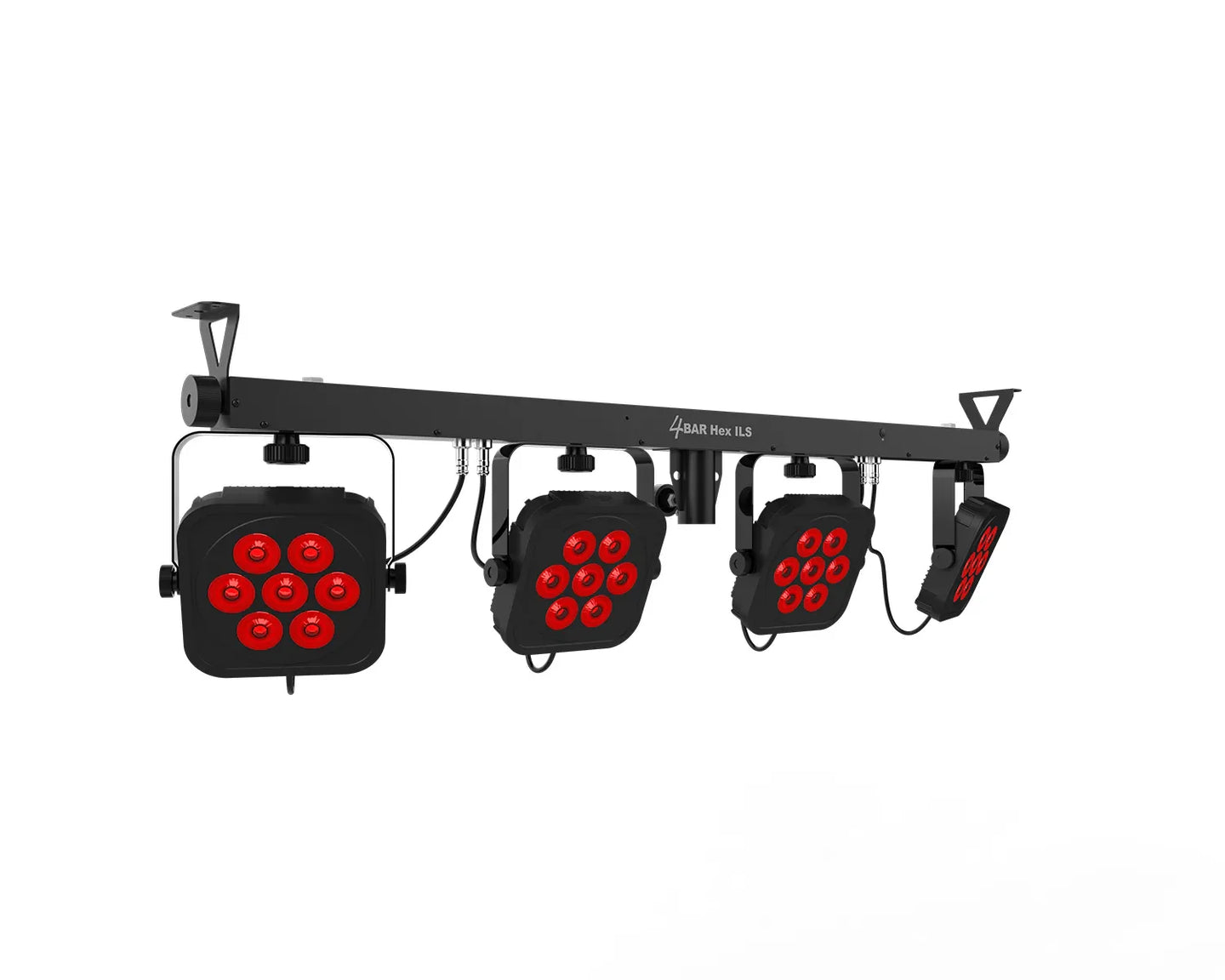 CHAUVET DJ 4BAR Hex ILS 4-Head Wash Tripod 42x5W RGBAW+UV LEDs + Footswitch - view 3