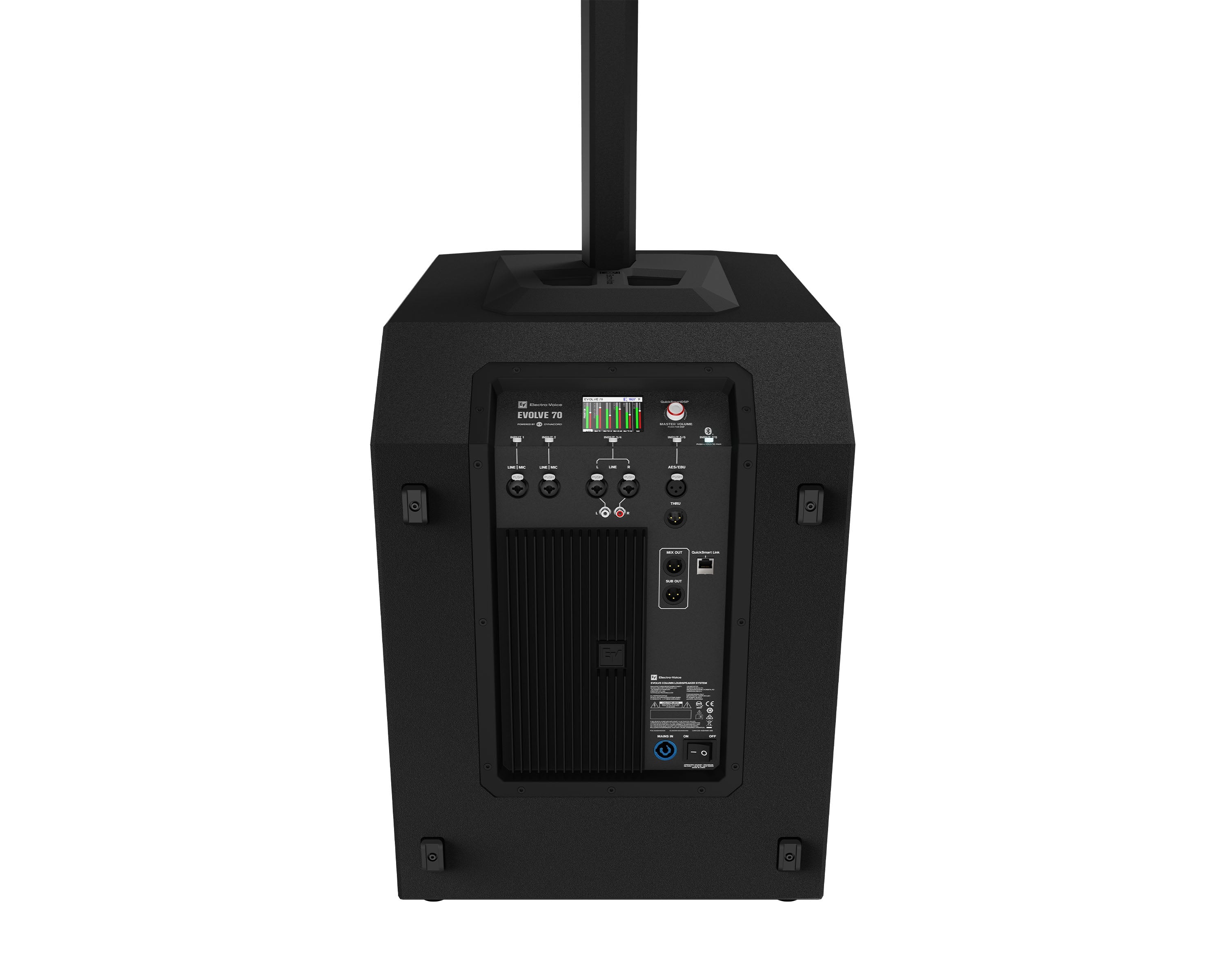 Electro-Voice EVOLVE 70 BLACK Column Speaker System with DSP 15" Sub and BT - view 6
