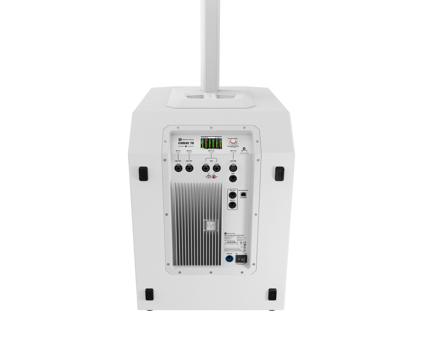 Electro-Voice EVOLVE 70 WHITE Column Speaker System with DSP 15" Sub and BT - view 6