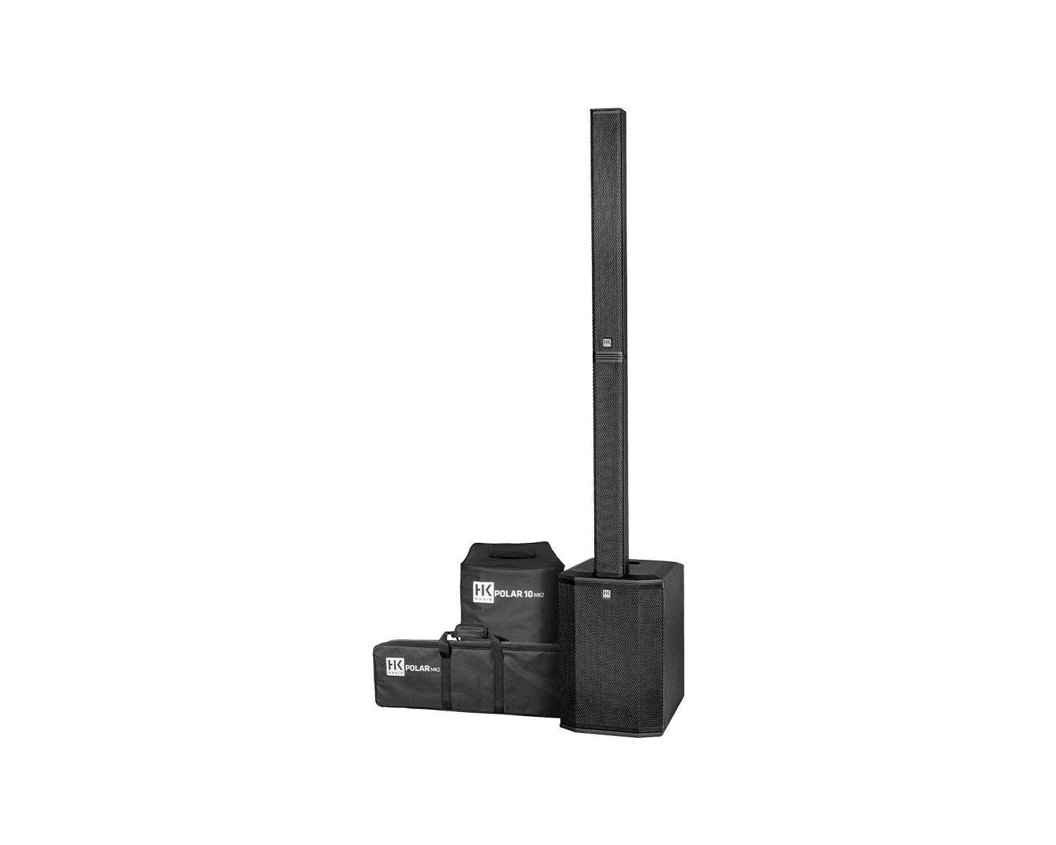HK Audio POLAR 10 MK2 10"+6x3" Column PA System with Bluetooth Black - view 1
