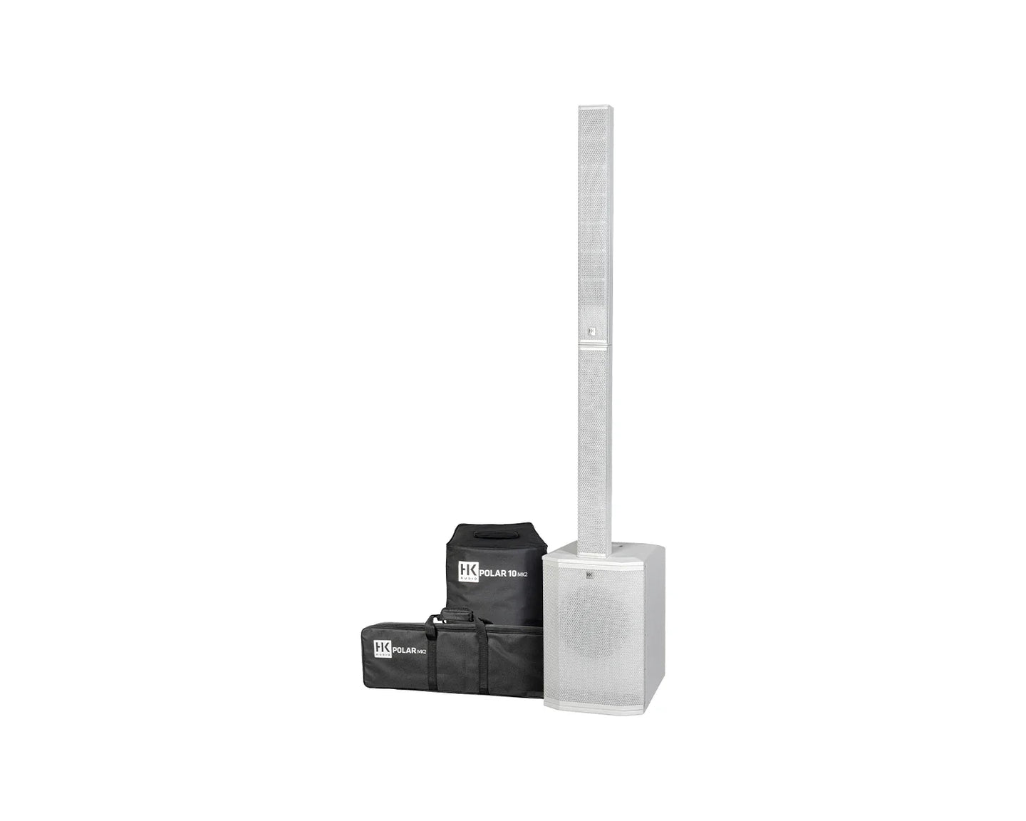 HK Audio POLAR 10 MK2 10"+6x3" Column PA System with Bluetooth White - view 1