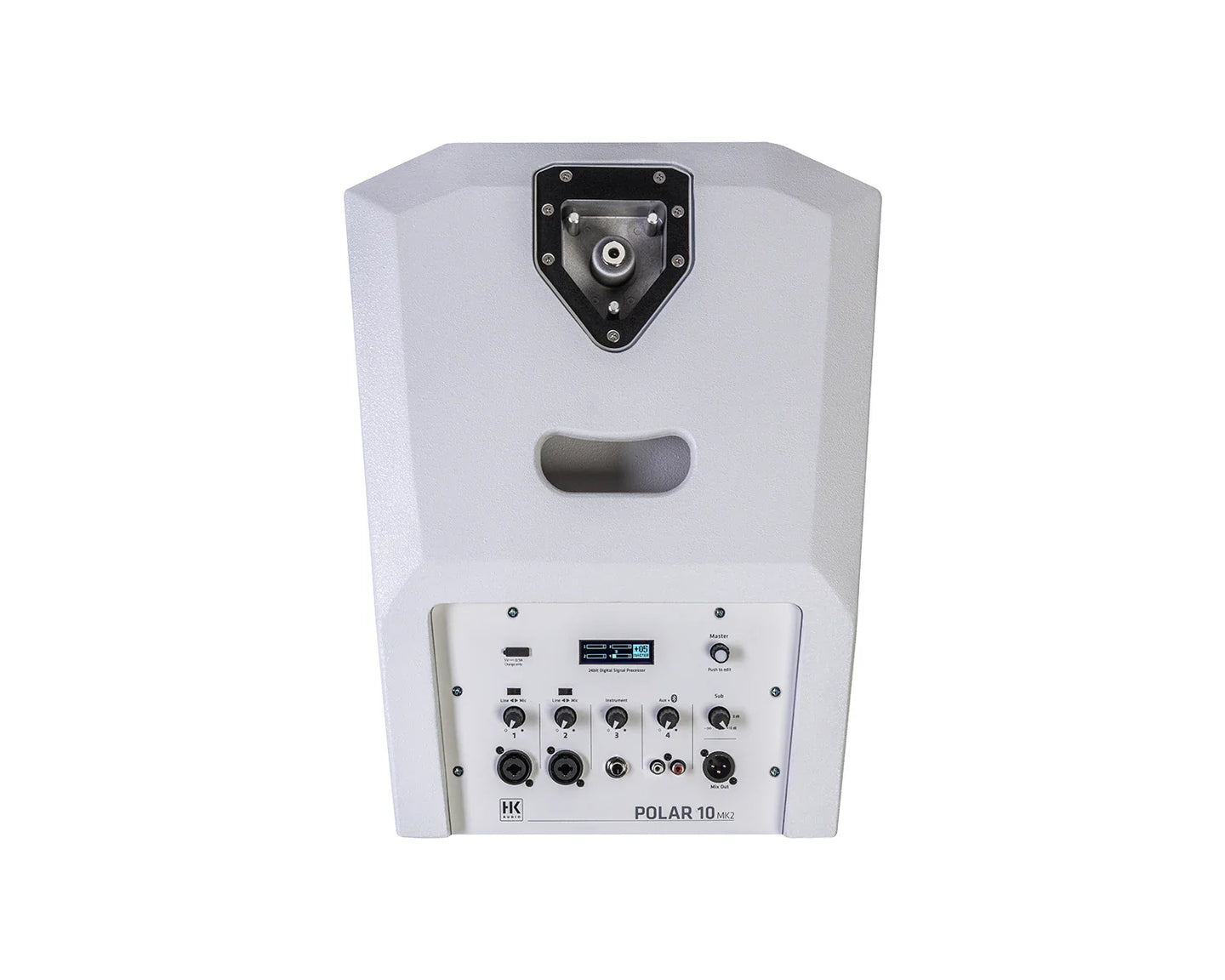 HK Audio POLAR 10 MK2 10"+6x3" Column PA System with Bluetooth White - view 2