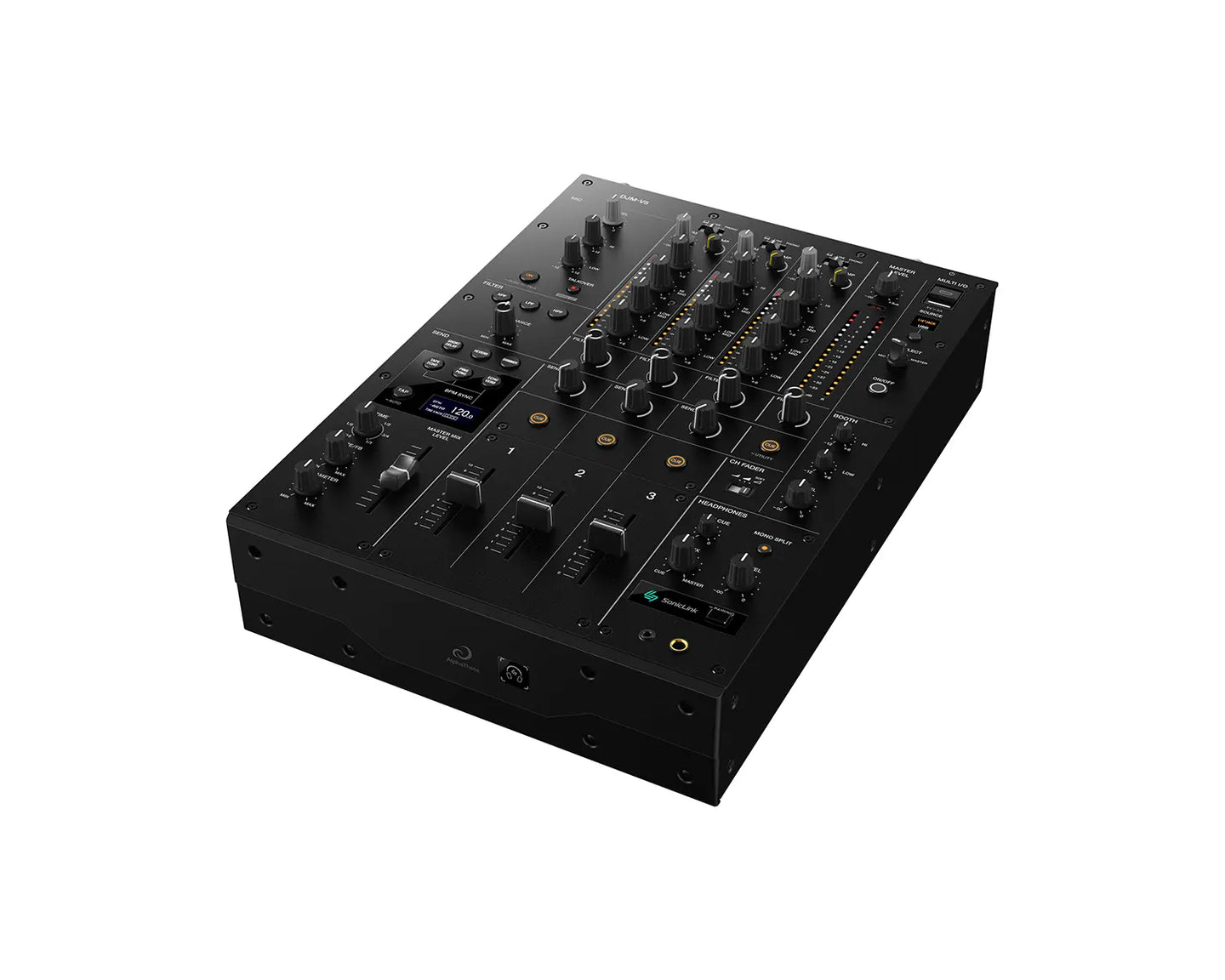 AlphaTheta DJM-V5 3 Channel Professional DJ Mixer 96-Bit / 4-Band EQ - Main