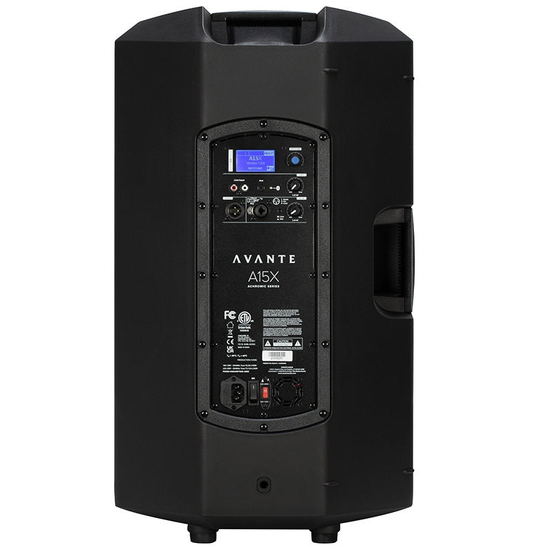Avante AVANTE A15X - Back Panel and Connections