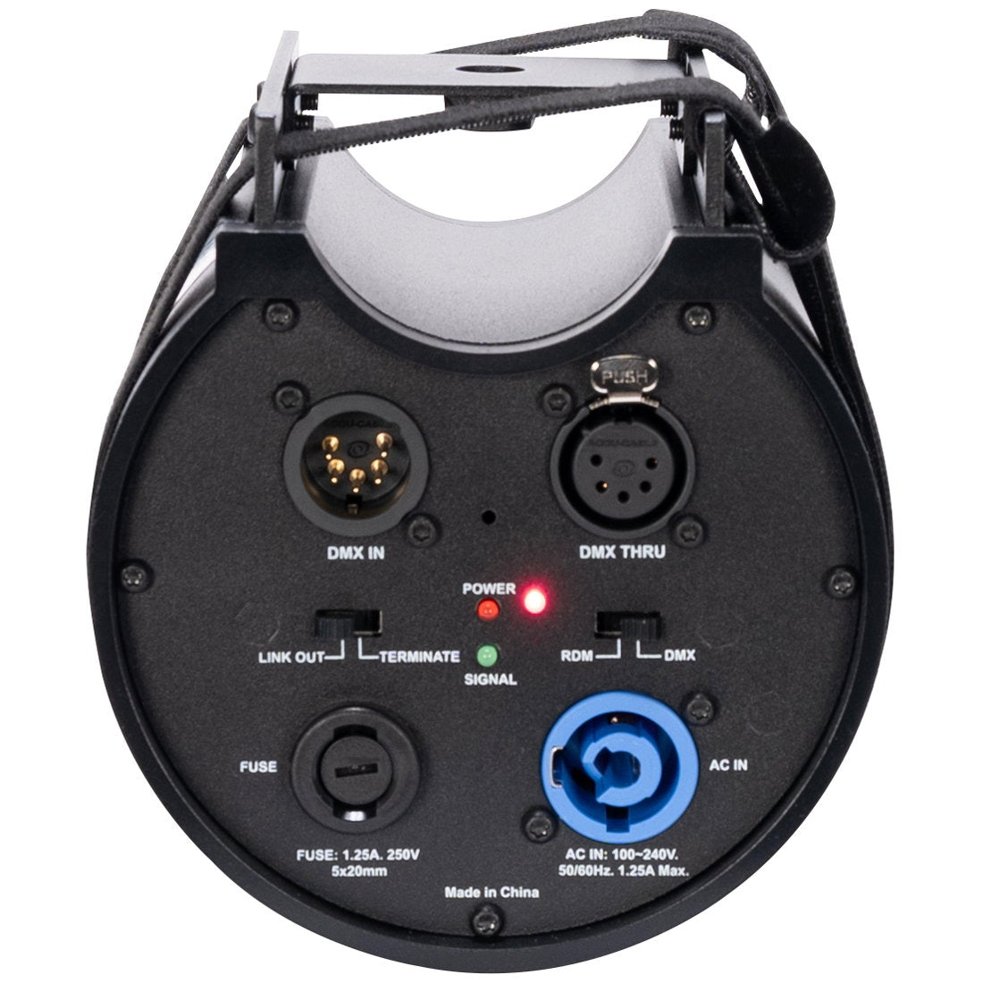 ADJ Data Distro 6 - Back Panel and Connections