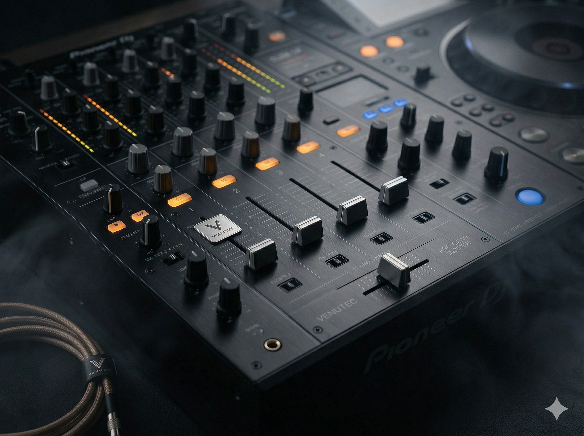 Mixer with venutec logo